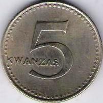 286 - 5 KWANZAS - 1975