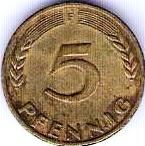 121 - 5 PFENNIG - DEUTSCHER LANDER 1949