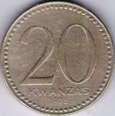 288 - 20 KWANZAS - 1975