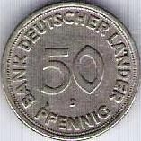 145 - 50 PFENNIG -  DEUTCHER LANDER 1949